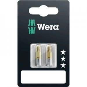 Image of Wera 851/1 TiN SB SiS Philips bit PH 1 Tool steel alloyed, TiN D 6.3 2 pcs