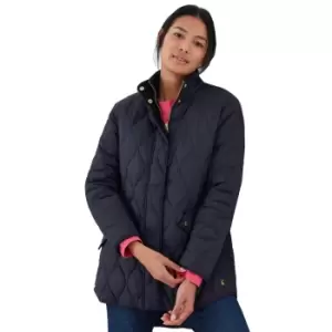 Image of Joules Womens Rosedale Mid Length Warm Padded Quilted Coat UK 16- Chest 42', (106cm)