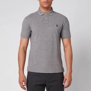 Image of Polo Ralph Lauren Mens Slim Fit Polo Shirt - Canterbury Heather - L - Grey