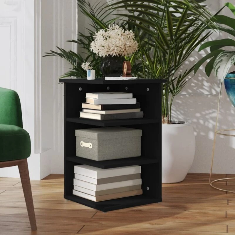 Image of VIDAXL Side Cabinet Black 35x35x55cm Engineered Wood Vidaxl 8720286541975