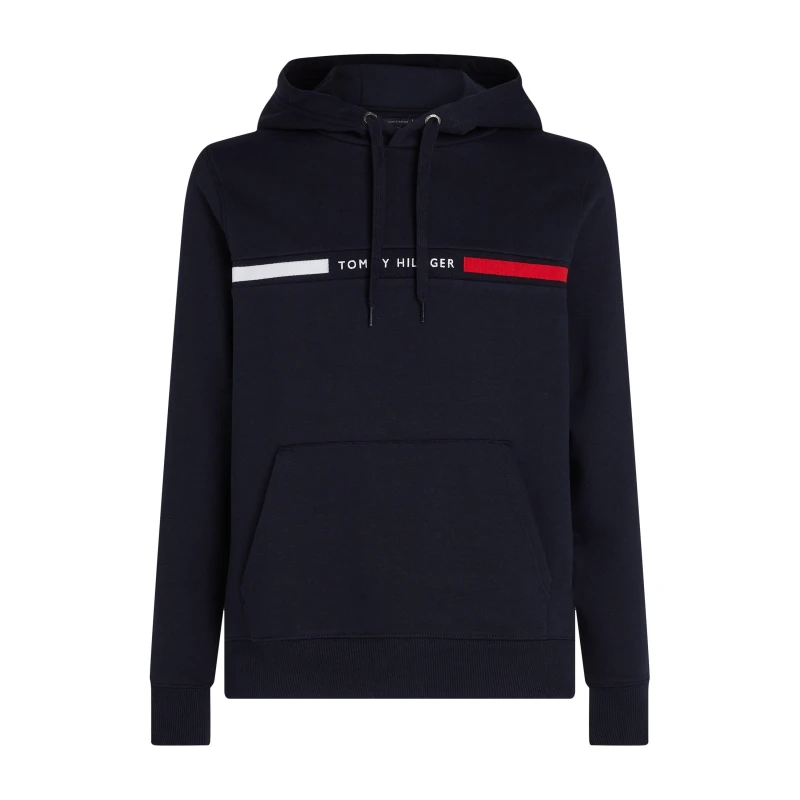 Image of Tommy Hilfiger Chest Insert Hoodie Desert Sky L