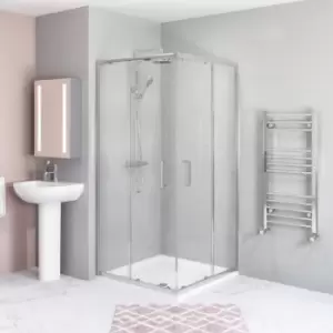 Image of 900x900mm Square Corner Entry Shower Enclosure- Carina