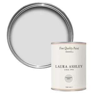 Image of Laura Ashley Sugared Grey Eggshell Emulsion Paint, 750Ml