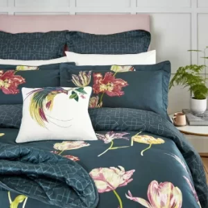 Image of Sanderson Tulipomania Super Kingsize Duvet Cover, Ink