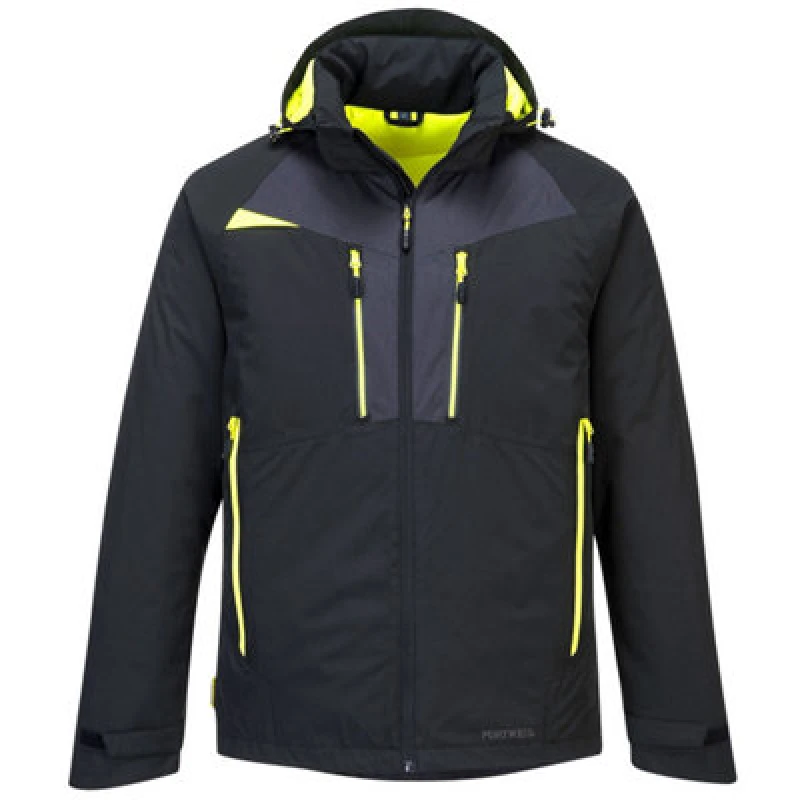 Image of Portwest DX4 Winter Jacket DX460BKRXXXL Colour: Black