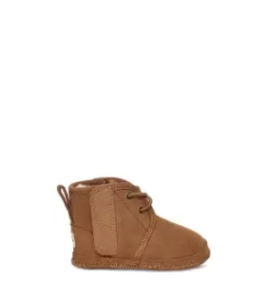Image of Ugg Baby Neumel Booties In Chestnut - Size Xs
