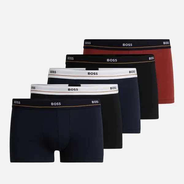 Image of BOSS Bodywear 5-Pack Stretch Cotton Boxer Trunks - L Multi Underwear and Nightwear male 50514909-983 L