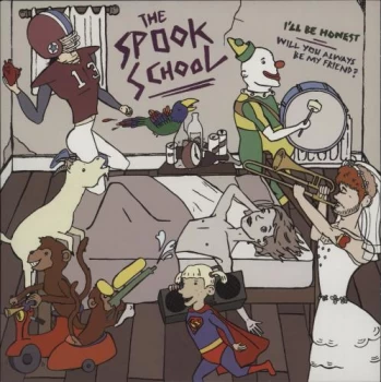 Image of The Spook School I'll Be Honest - Magenta Vinyl 2013 UK 7" vinyl FPOP155
