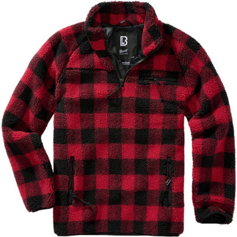 Image of Brandit Fleece Sweatshirt Sweatshirt red Black XL Men