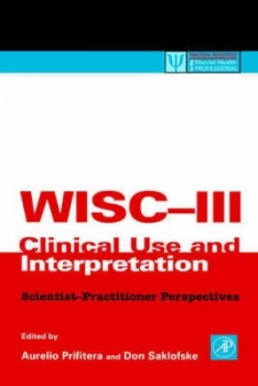 Image of Wisc-Iii Clinical Use and Interpretation by Aurelio Prifitera Hardback