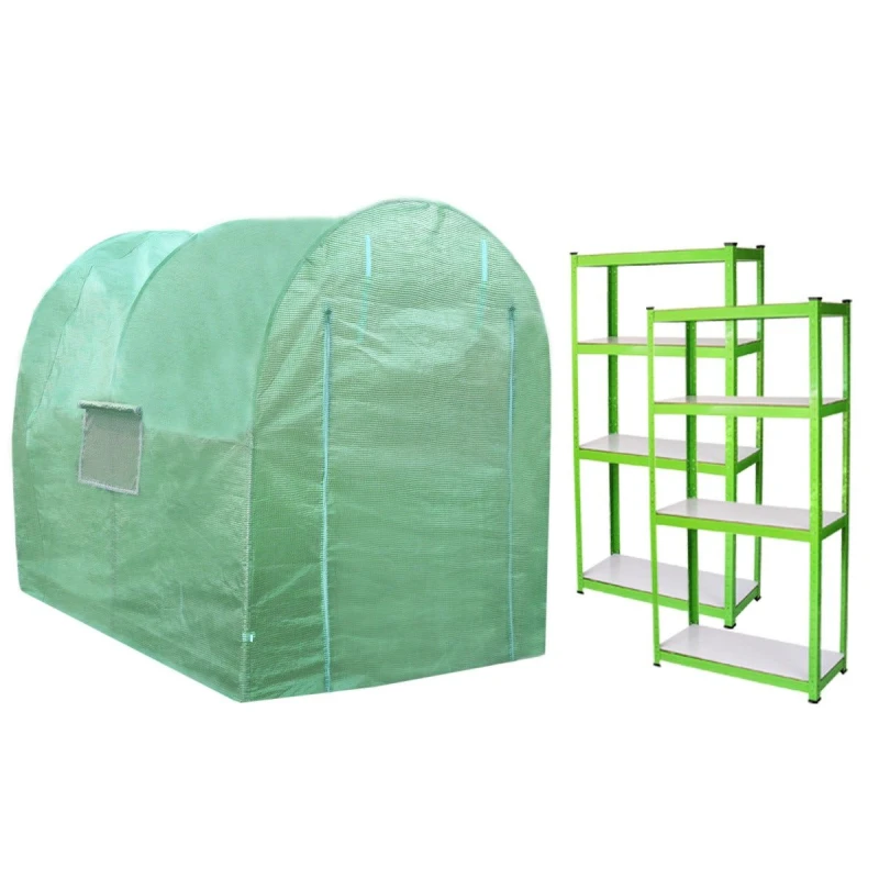Image of MonsterShop Polytunnel 19mm 3M X 2M With Racking