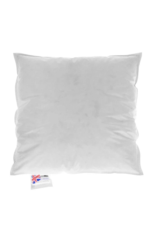 Image of Homescapes Goose Down Cushion Pads Machine Washable Inserts & Fillers 55 X 55cm (22 X 22")