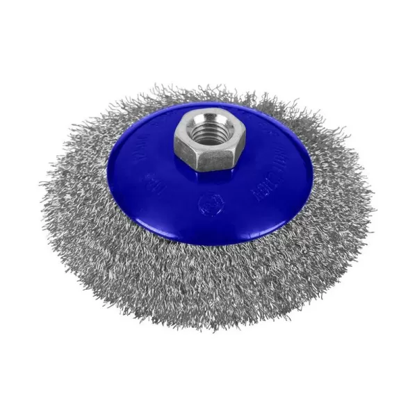 Image of BlueSpot Tools 19220 Steel Bevel Wire Cup Brush 115mm M14 x 2 B/S19220