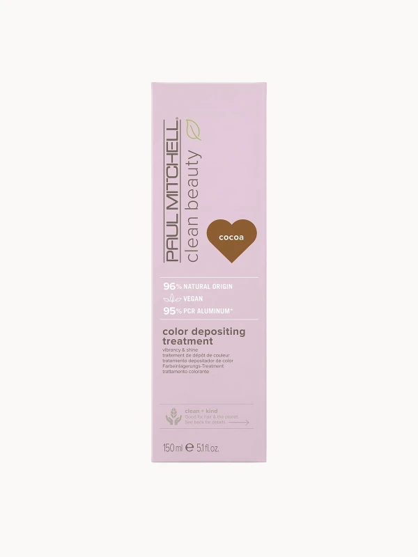 Image of Paul Mitchell Clean Beauty Color Depositing Treatment Cocoa 150ml
