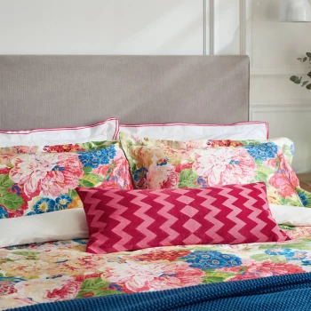 Image of Sanderson Very Rose & Peony Super Kingsize Duvet Cover, Multi