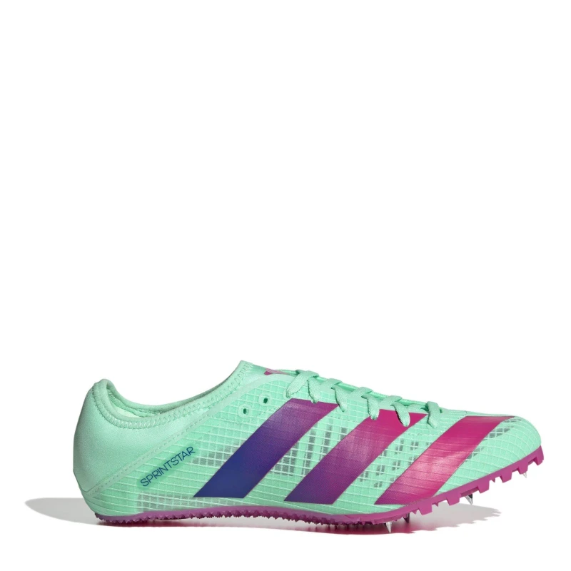 Image of adidas Sprintstar Track Running Shoes Mens - Green Green 8