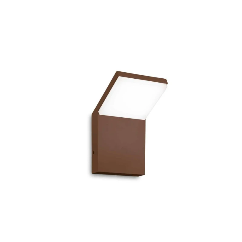Image of IDEAL LUX Ideal Lux - Style Integrated LED Outdoor Modern Wall Lamp Coffee 1100Lm 4000K IP54 8021696322681