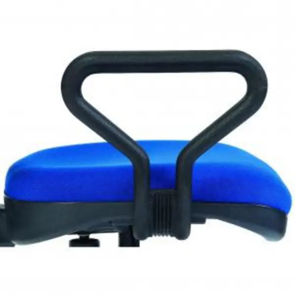 Image of Ergo Blaster Draughter Medium Back PU Operator Office Chair with Fixed EXR13327TK