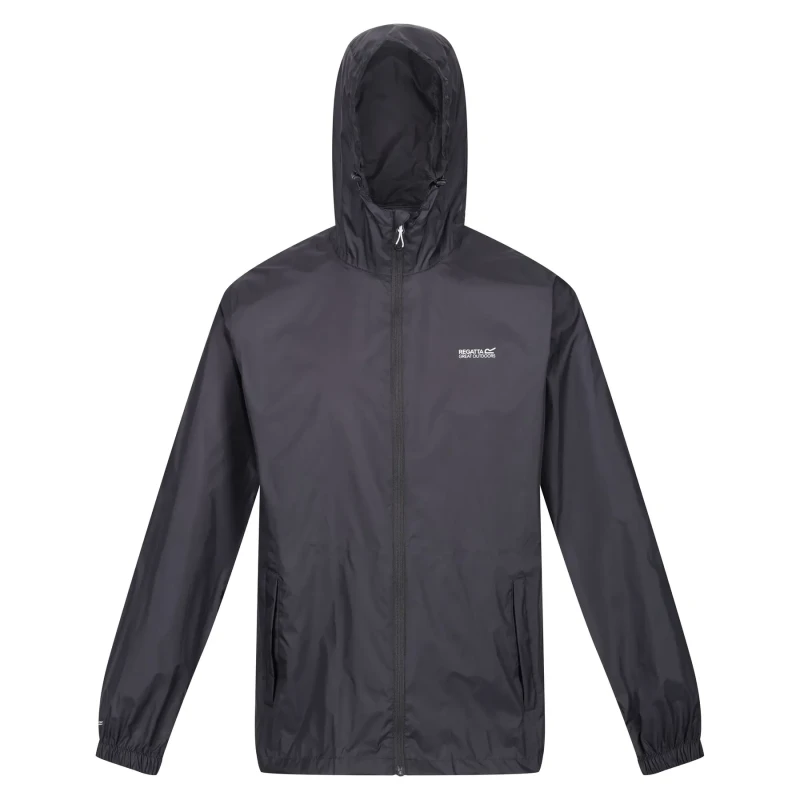 Image of Regatta Mens Pack It III Waterproof Breathable Packable Jacket Coat M - Chest 39-40' (99-101.5cm) Seal Grey RMW281-038-M