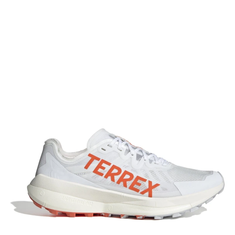 Image of adidas Terrex Agravic Speed Trail Running Shoes Mens Grey/Orange male 10 (44.7)