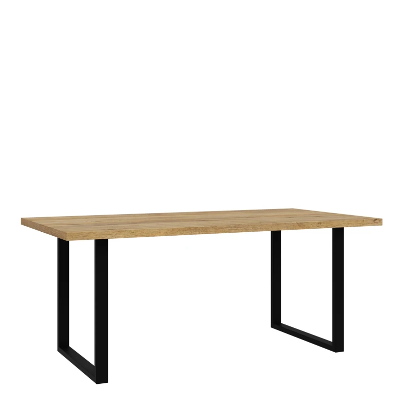 Image of Nikomedes Dining Table In Bartex Oak 801TBLT403-M650