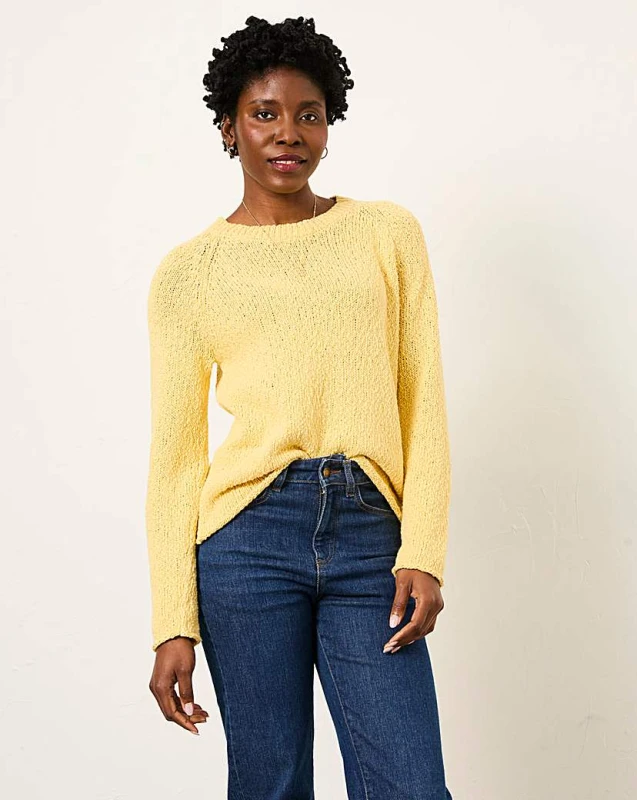 Image of FatFace FatFace Sophia Jumper Yellow - FatFace - Size: 14 Yellow Female 14 ZD14203