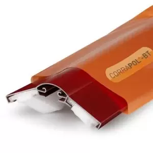 Image of Corrapol-Bt Red Aluminium Ridge Piece (L)6mm (W)145mm
