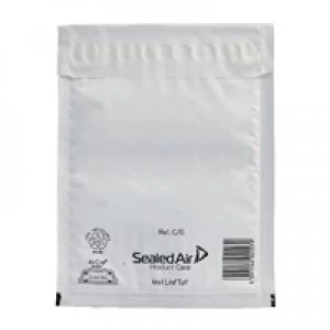 Image of Mail Lite Tuff Bubble Lined Polyethylene Mailer Size C0 150x210mm White
