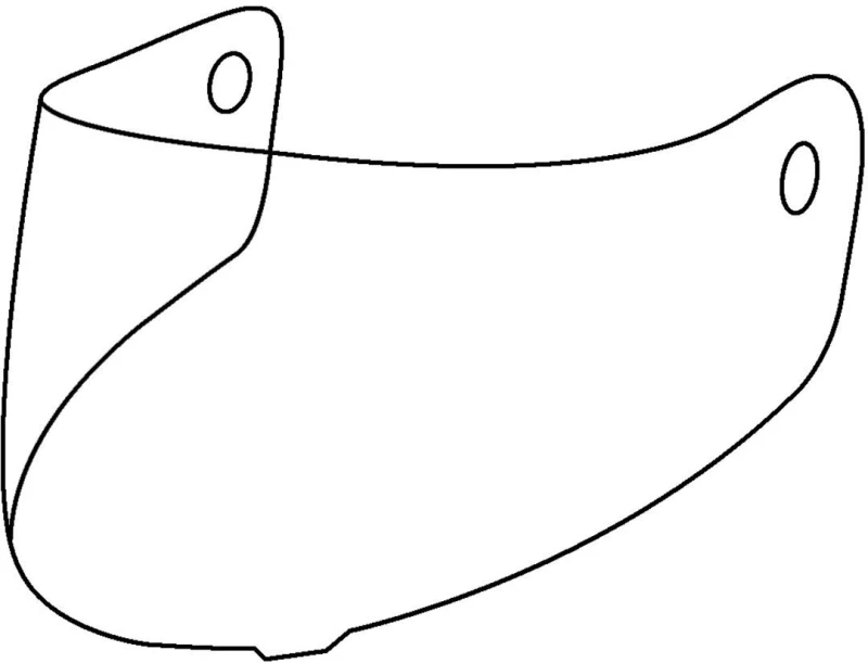 Image of Airoh ST 701/Valor Visor Clear (Pinlock Ready) (ARHVIS02C) Clear (Pinlock Ready)