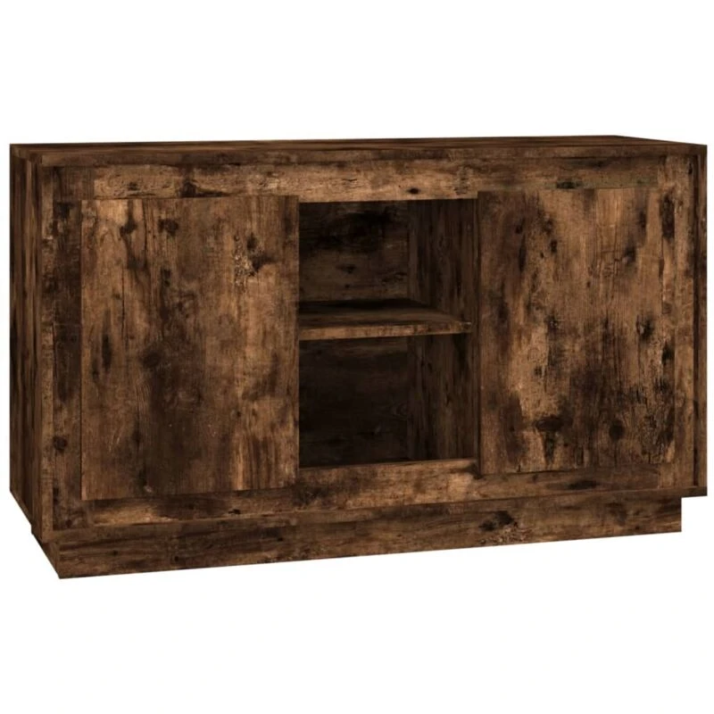 Image of VIDAXL Sideboard Smoked Oak 102x35x60cm Engineered Wood Vidaxl 8720845794798