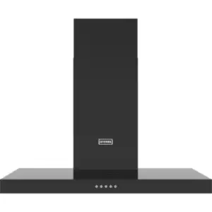 Image of Stoves ST STERLING CHIM 90T BLK 90cm Chimney Cooker Hood - Black