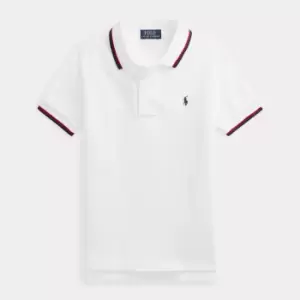 Image of Ralph Lauren Boys Short Sleeve Polo Shirt - White - 8 Years