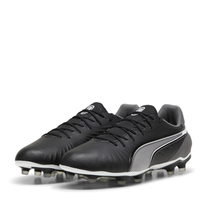 Image of Puma King Match Firm Ground Football Boots - Black 9.5