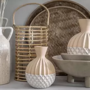 Image of Lewson Lantern Natural Brown/White