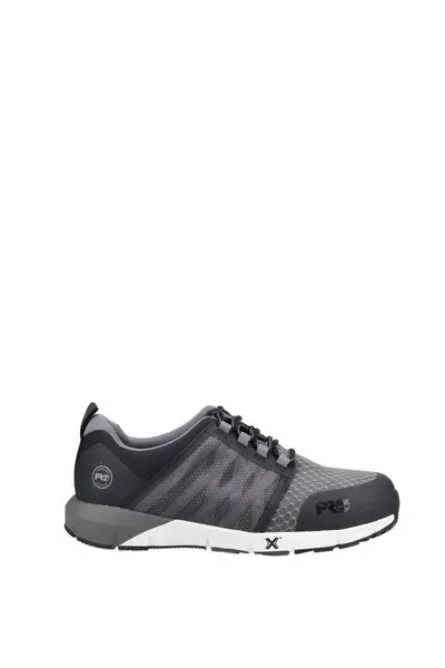 Image of Timberland Pro Mens Radius Steel Toecap Safety Shoe UK Size 12 (EU 47) Grey/Black TIM088-GRYBK-12