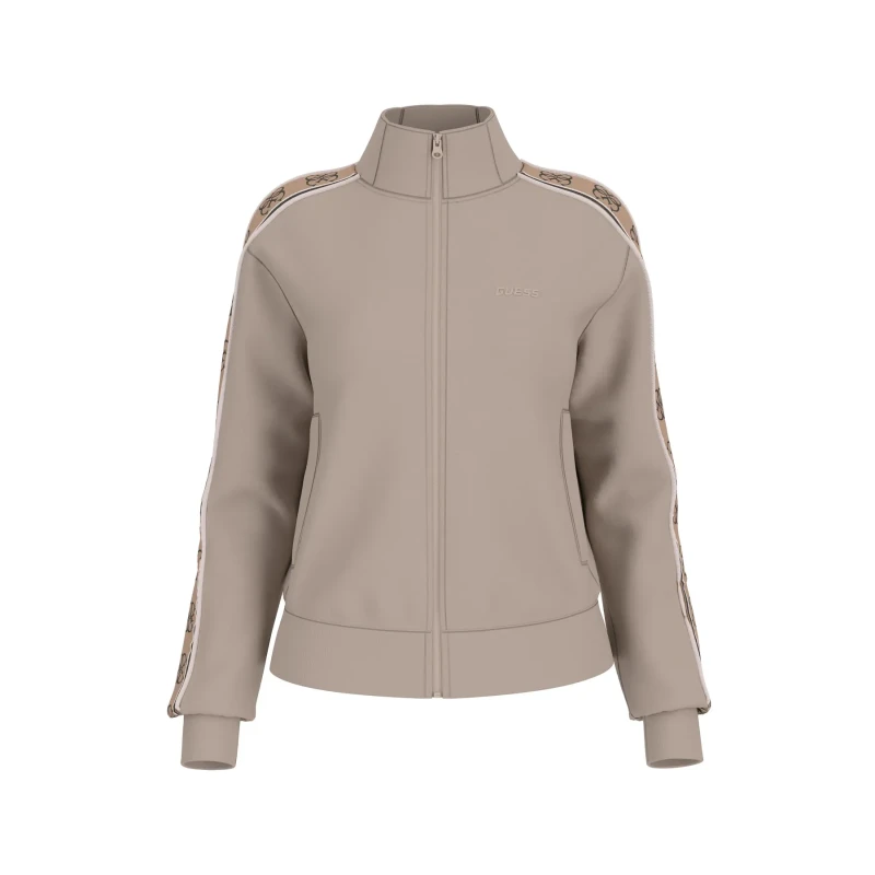 Image of Guess Womens full-zip sweatshirt Guess Britney Blanc Female L