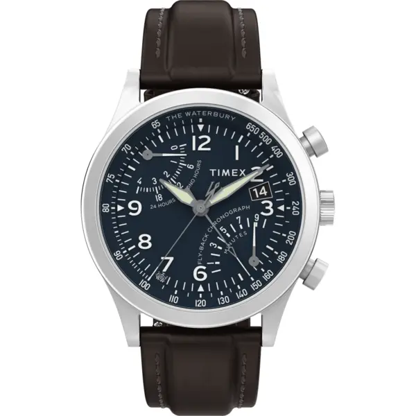 Image of Timex Watches Gents Waterbury Traditional Blue Watch TW2W47900