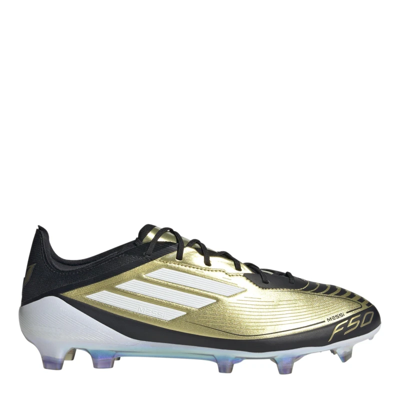 Image of adidas F50 Elite Adults Firm Ground Football Boots Gold/Black male 6 (39.3)