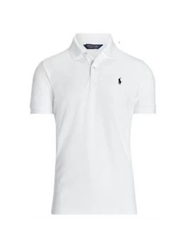 Image of Ralph Lauren Golf Short Sleeve Stretch Mesh Polo - White Size XL Men