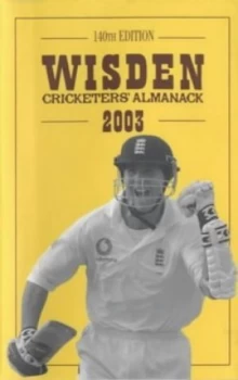 Image of Wisden Cricketers Almanack 2003 by Lisle Tim De Hardback