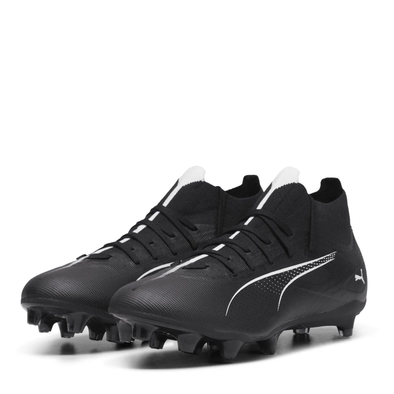 Image of Puma Ultra Match+ Firm Ground Football Boots - Black 9.5