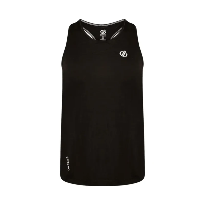 Image of Dare 2b Womens Modernize II Lightweight Wicking Running Vest 10 - Bust 34' (86cm) Black DAB046-800-10