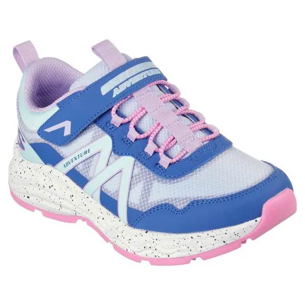 Image of Skechers Girls Adventure Blitz Explorer Time Trainers UK Size 9.5 (EU 27) Navy/Multi SKE2201-NVMT-9.5