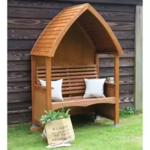 Image of AFK Premium Cottage Arbour Beech Stain 2 Seat