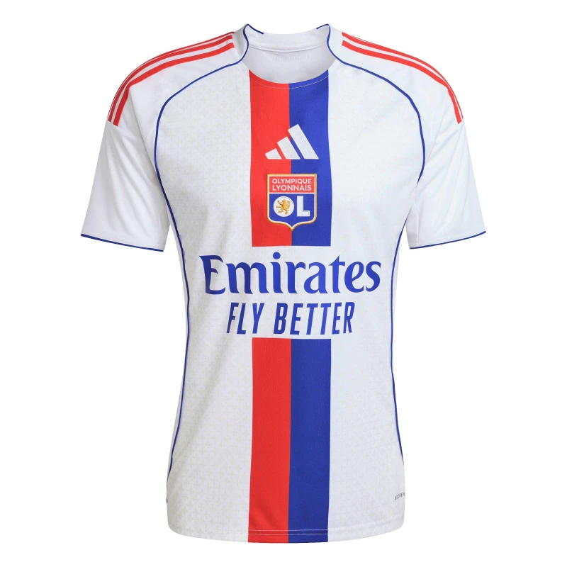 Image of adidas Lyon Home Shirt 2025 2026 Adults White male S