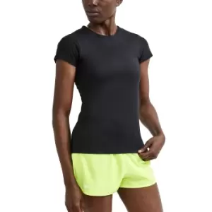 Image of Craft Womens/Ladies ADV Essence Slim Short-Sleeved T-Shirt (XL) (Dark Grey Melange)