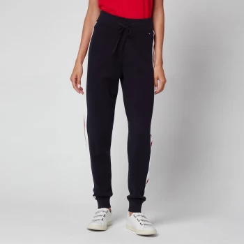 Image of Tommy Hilfiger Womens Global Stripe Jogger Bottoms - Desert Sky - XS