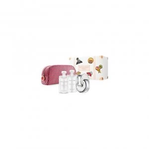 Image of Bvlgari Omnia Crystalline Gift Set 65ml Eau de Toilette + 75ml Body Lotion + 75ml Shower Gel + Pouch