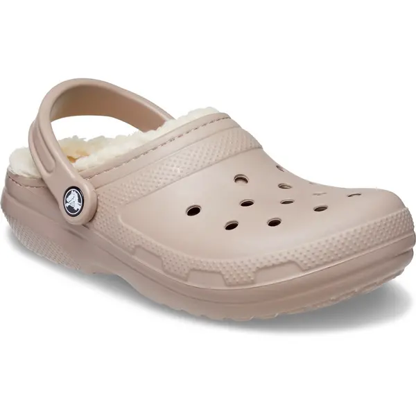 Image of Crocs Mens Womens Classic Lined Clog Warm Slip On Slippers Shoes - UK M4-W5 / EU 37-38 / US M5-W7 Brown unisex GDE2681MUS4
