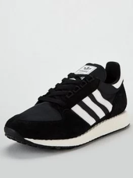Image of adidas Originals Forest Grove - Black/White, Size 10, Men